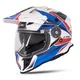 Motorcycle Helmet W-TEC Valso Graphic - White-Red-Blue - White-Red-Blue