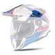Replacement Peak for W-TEC Valso Helmet - White-Red-Blue