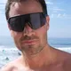 Sports Sunglasses Tripoint Trerikesröset - Turquoise Smoke /w Pink Multi Cat.3