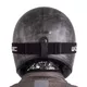 Motorcycle Helmet W-TEC Retron w/ Chesster Goggles - Striped Silver