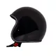 Chopper Helmet W-TEC Badachos w/ Atavist Goggles - Black Glossy