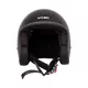Chopper Helmet W-TEC Badachos w/ Atavist Goggles - Black Glossy