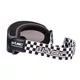 Vintage Motorcycle Goggles W-TEC Chesster - šachovnice