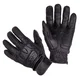 Leather Motorcycle Gloves W-TEC Cherton II - Black - Black