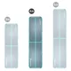 Inflatable Exercise Mat inSPORTline Airstunt 400 x 100 x 10 cm turquoise-dark gray