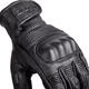 Leather Motorcycle Gloves W-TEC Clascado - Black