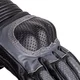 Leather Motorcycle Gloves W-TEC Boldron - Black-Grey