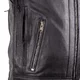 Leather Motorcycle Jacket W-TEC Murayo II - Black