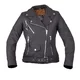 Women’s Leather Motorcycle Jacket W-TEC Brinea - Matte Black - Matte Black