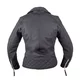 Women’s Leather Motorcycle Jacket W-TEC Brinea - Matte Black