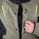 Touring Motorcycle Jacket W-TEC Karmal - černo-olivově zelená