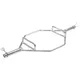 Hex Olympic Barbell inSPORTline Hexlif 140 cm / 50 mm – 21.8 kg, 200 kg Capacity, with Collars