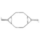 Hex Olympic Barbell inSPORTline Hexlif 140 cm / 50 mm – 21.8 kg, 200 kg Capacity, with Collars