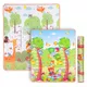 Roll-Up Children’s Mat inSPORTline Lhotino 150 x 180 x 1.5 cm - Řeka/Oceán - Žirafa/Strom