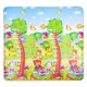 Roll-Up Children’s Mat inSPORTline Lhotino 200 x 180 x 1.5 cm - Řeka/Oceán