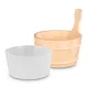 Wooden Bucket & Ladle