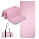 Foldable Exercise Mat inSPORTline Lantemi 145 x 61 x 1 cm - Bright Blue - Pink