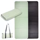Foldable Exercise Mat inSPORTline Misette 180 x 61 x 0.8 cm - Blue-Black - matcha green-black