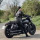 Women's moto leggings W-TEC Woposum - Black
