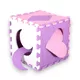 Foam Puzzle Playmat w/ Playpen inSPORTline Burgino 30 x 30 x 1 cm, 36 Pieces