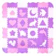 Foam Puzzle Playmat w/ Playpen inSPORTline Burgino 30 x 30 x 1 cm, 36 Pieces
