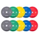 Rubber Weight Plate Set inSPORTline Bumper Plate Go 2 x 5-25 kg 50 mm