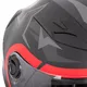 Open-Face Helmet W-TEC Barcela Vermella - Black-Grey