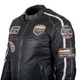 Men’s Leather Motorcycle Jacket W-TEC Sheawen Vintage - Black