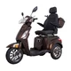 Three-Wheel Electric Scooter inSPORTline Zorica Deluxe w/ Electromagnetic Brake - Brown