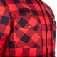 Shirt W-TEC Black Heart Respector II - černá s modrým pruhem