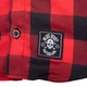 Shirt W-TEC Black Heart Respector II - černá s modrým pruhem