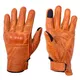 Leather Motorcycle Gloves W-TEC Kruegero - Brown