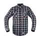 Shirt W-TEC Black Heart Respector II - černá s modrým pruhem - černá s modrým pruhem