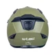 Modular Motorcycle Helmet W-TEC Badalone Army - béžová matná