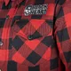 Motorcycle Shirt W-TEC Black Heart Rattlesneak - červeno-černá kostkovaná