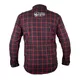 Motorcycle Shirt W-TEC Black Heart Rattlesneak - červeno-černá kostkovaná