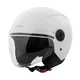 Open-Face Helmet W-TEC Bareiro - Black Glossy - White Glossy
