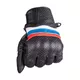 Summer Leather Motorcycle Gloves W-TEC Laudero - Beige
