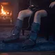 Air Compression Leg Massager inSPORTline Vrandair - Black