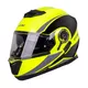 Flip-Up Motorcycle Helmet W-TEC Banelmeda - Black-Fluo Yellow - Black-Fluo Yellow