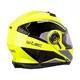 Flip-Up Motorcycle Helmet W-TEC Banelmeda - Black-Fluo Yellow