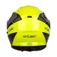 Flip-Up Motorcycle Helmet W-TEC Banelmeda - Black-Fluo Yellow