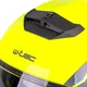 Flip-Up Motorcycle Helmet W-TEC Banelmeda - Black-Fluo Yellow