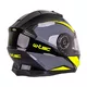 Flip-Up Motorcycle Helmet W-TEC Banelmeda - Black-Fluo Yellow