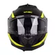 Flip-Up Motorcycle Helmet W-TEC Banelmeda - Black-Fluo Yellow