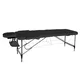 2-Section Aluminum Massage Table inSPORTline Morrani (186 × 60 × 62.5–85.5 cm) - Black