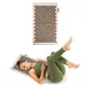 Acupressure Mat inSPORTline AKU-2000 72x44x2cm - Black - Beige