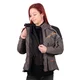 Women’s Touring Motorcycle Jacket W-TEC Smackton Lady - Grey Orange