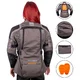 Women’s Touring Motorcycle Jacket W-TEC Smackton Lady - Grey Orange