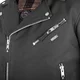 Men’s Leather Jacket W-TEC Brineo - Matte Black